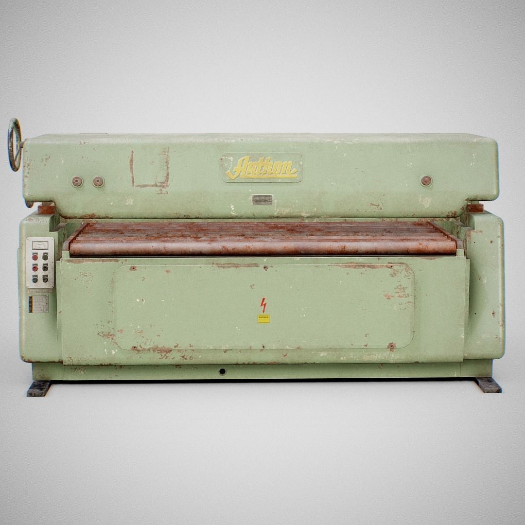 Sanding Machine - Anthon 01 Low-poly 3D model_2