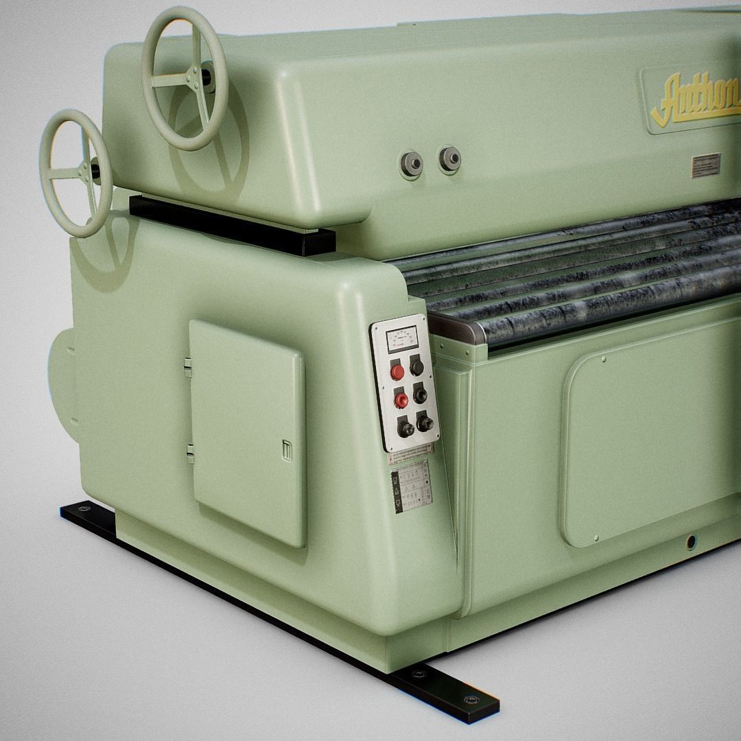 Sanding Machine - Anthon 01 Low-poly 3D model_7