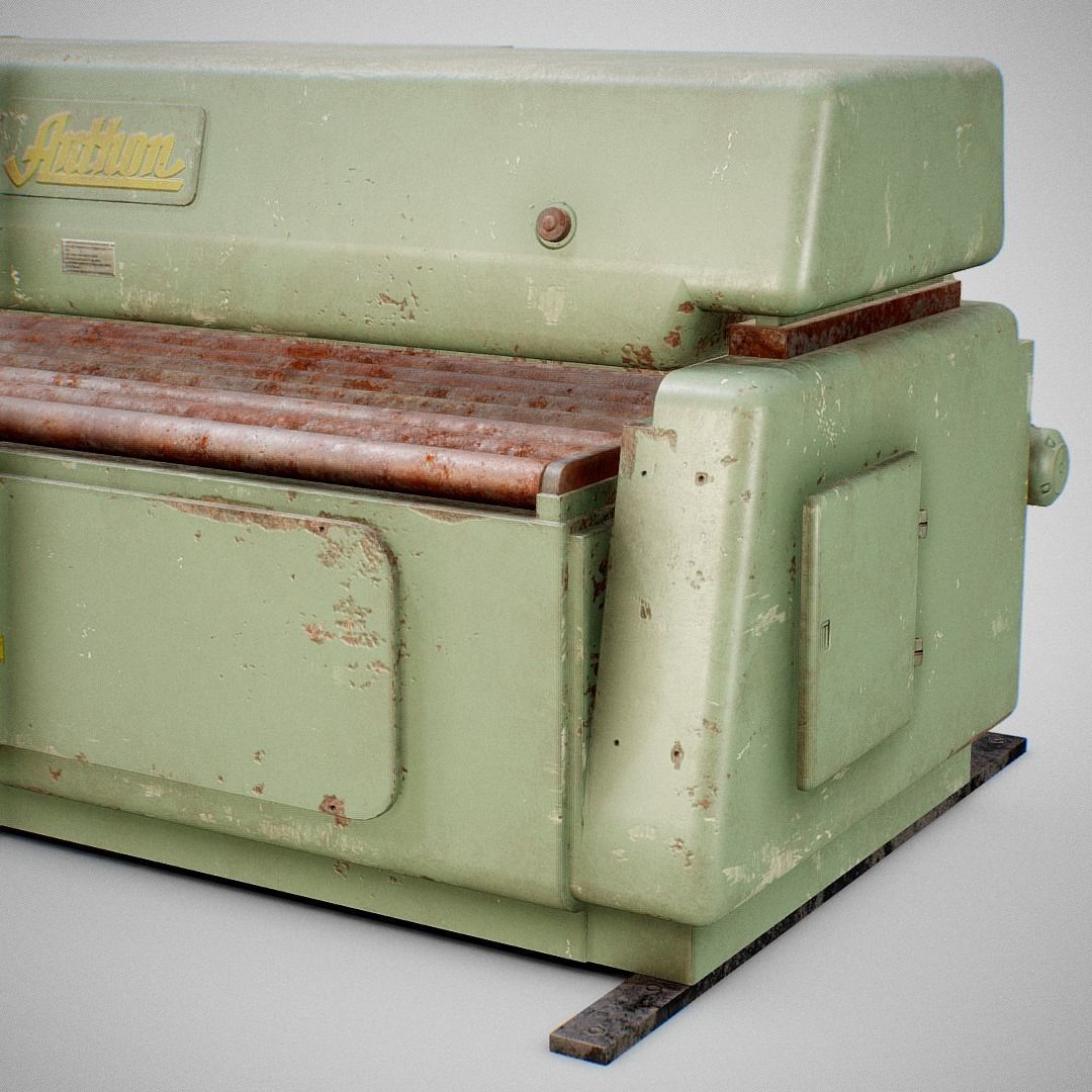 Sanding Machine - Anthon 01 Low-poly 3D model_11
