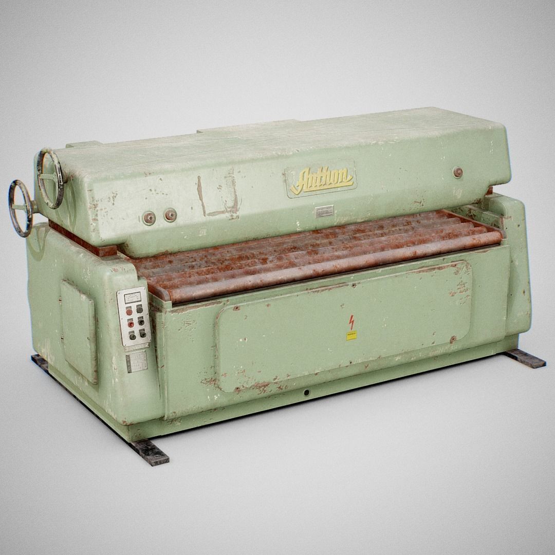 Sanding Machine - Anthon 01 Low-poly 3D model_5