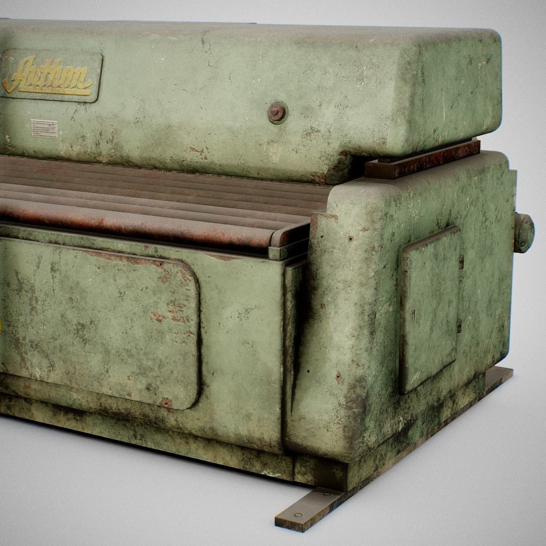 Sanding Machine - Anthon 01 Low-poly 3D model_12