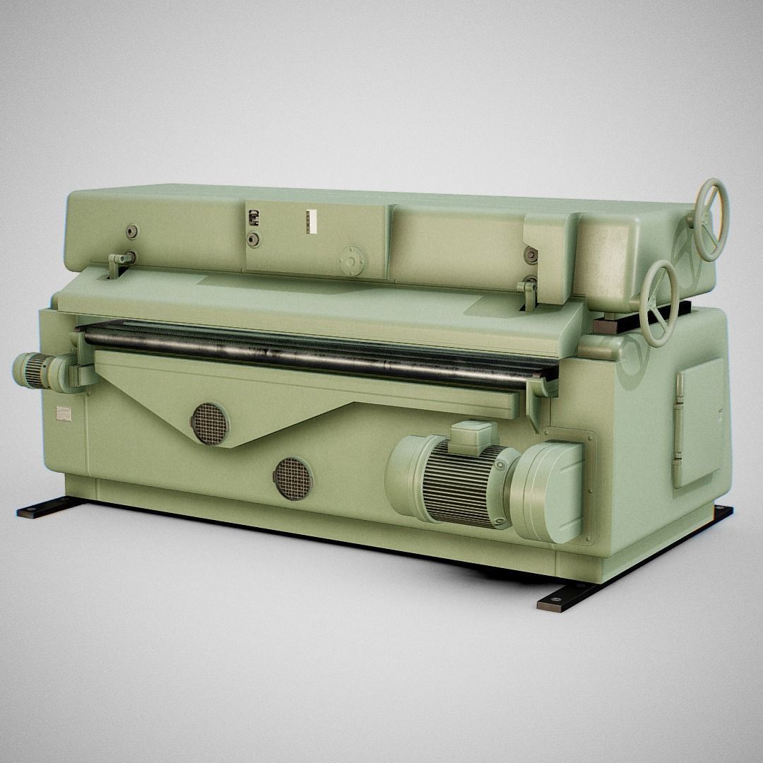 Sanding Machine - Anthon 01 Low-poly 3D model_16