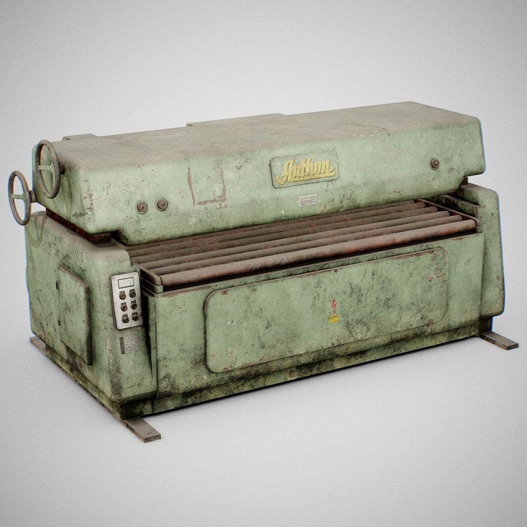 Sanding Machine - Anthon 01 Low-poly 3D model_6