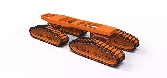 Chassis of Tucker Sno-Cat 442a