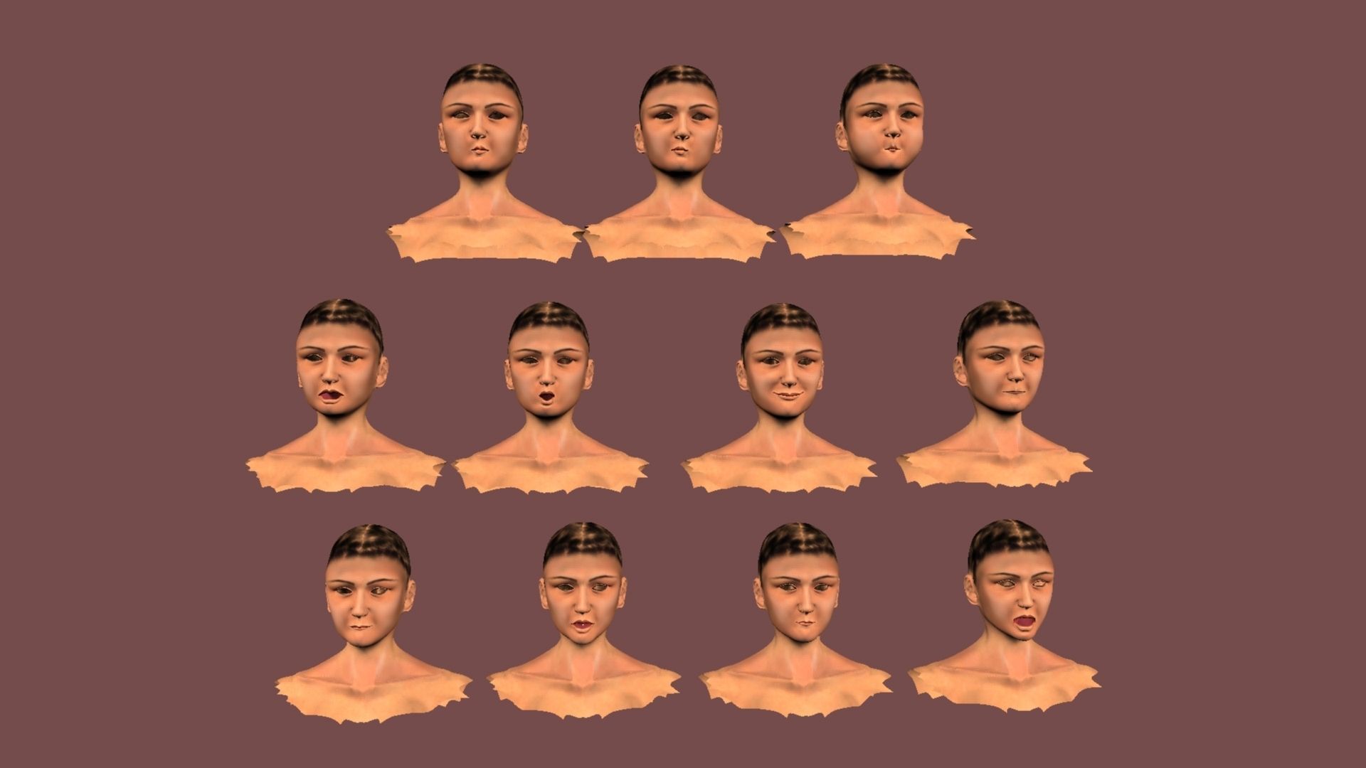 Female Student 3D model_28