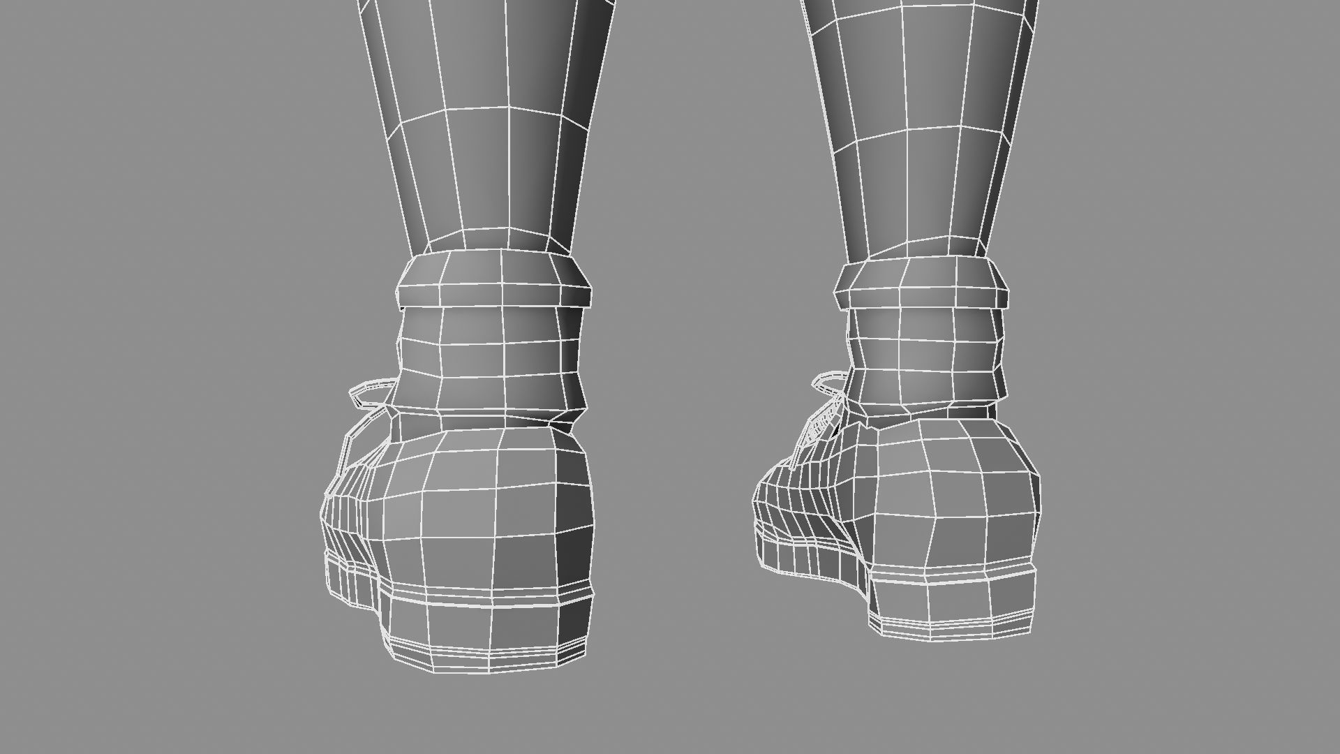 Female Student 3D model_3