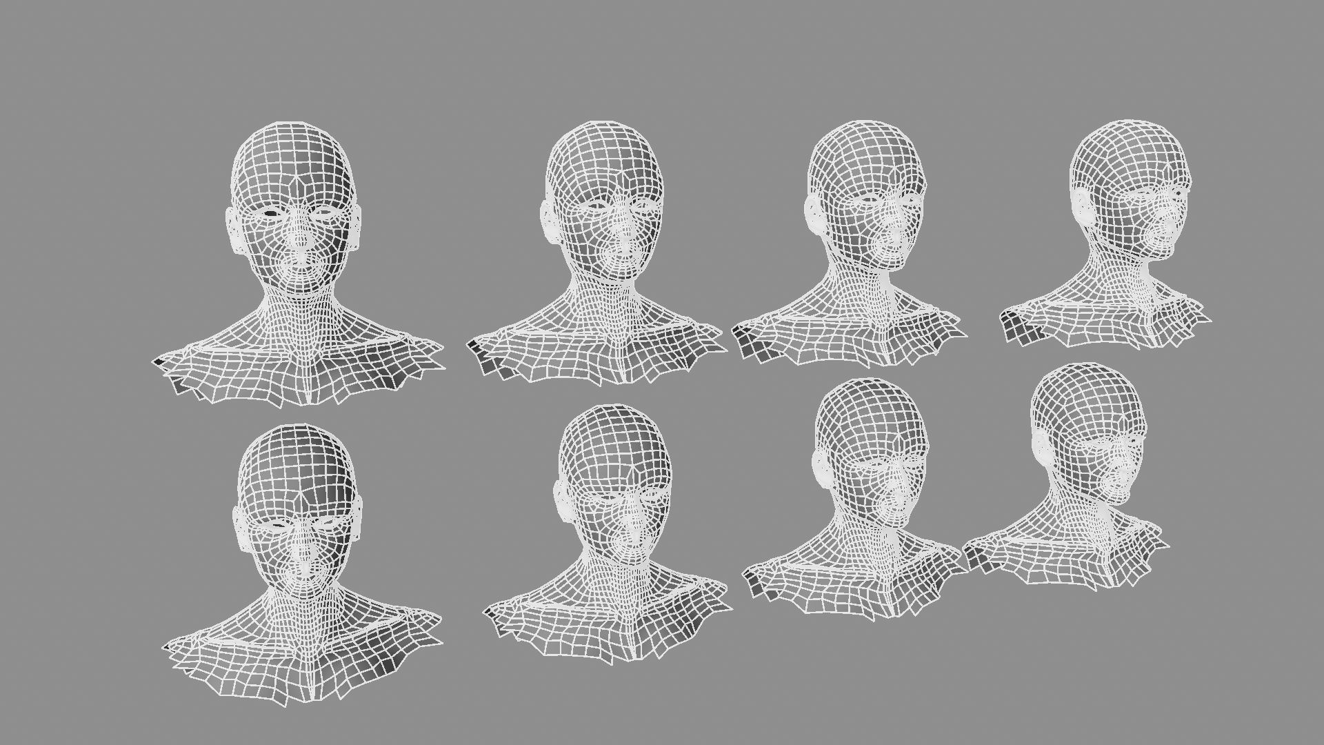 Female Student 3D model_34