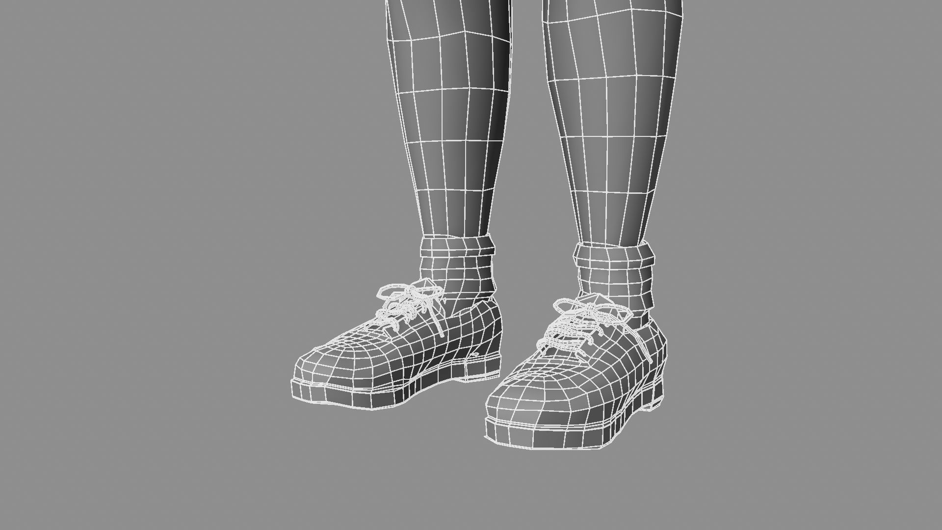 Female Student 3D model_7