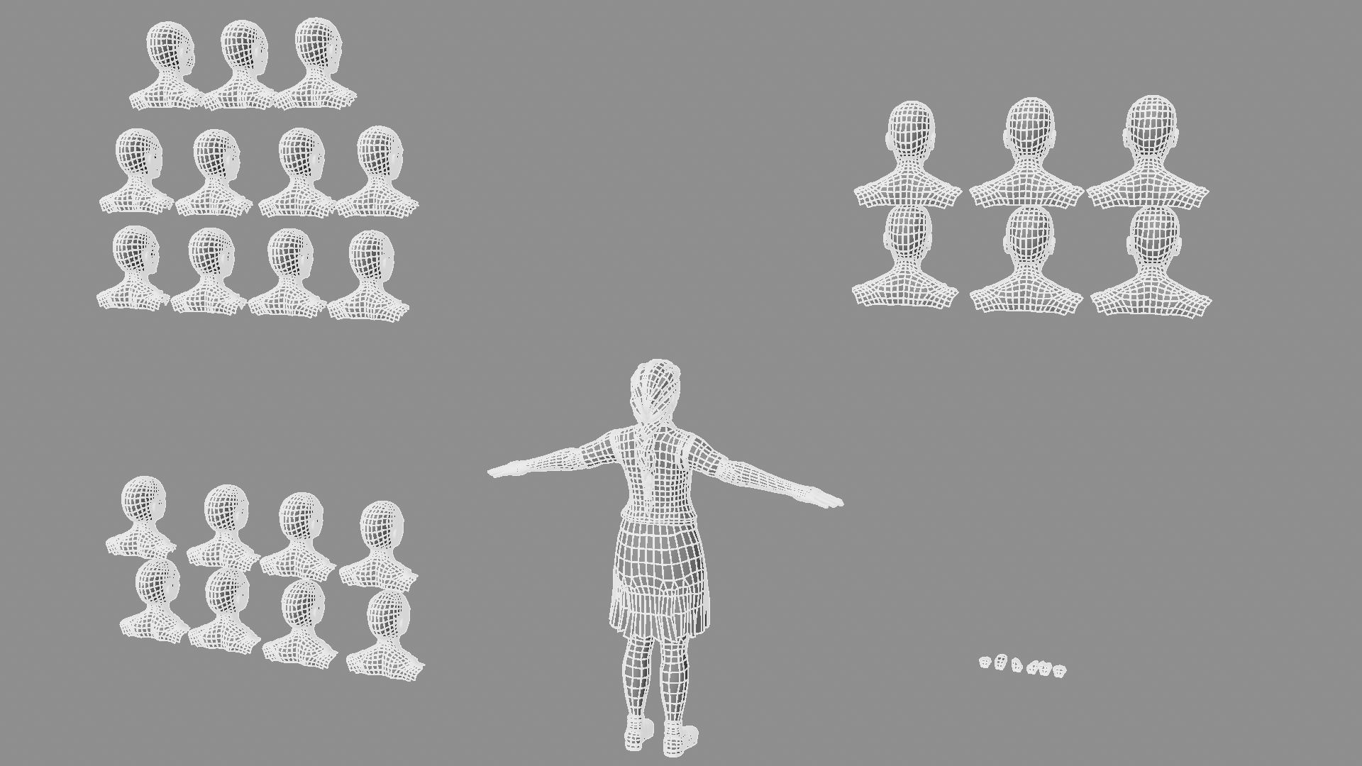 Female Student 3D model_33