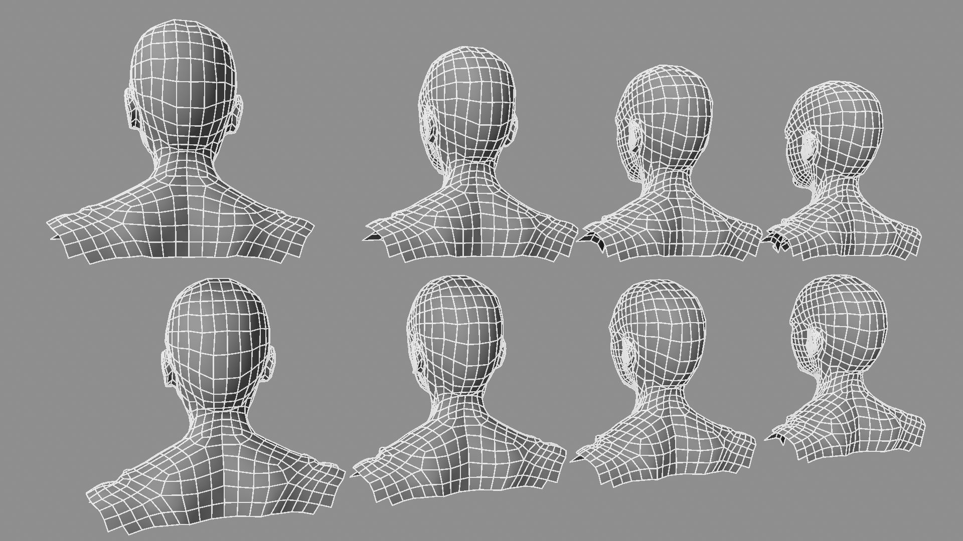 Female Student 3D model_8