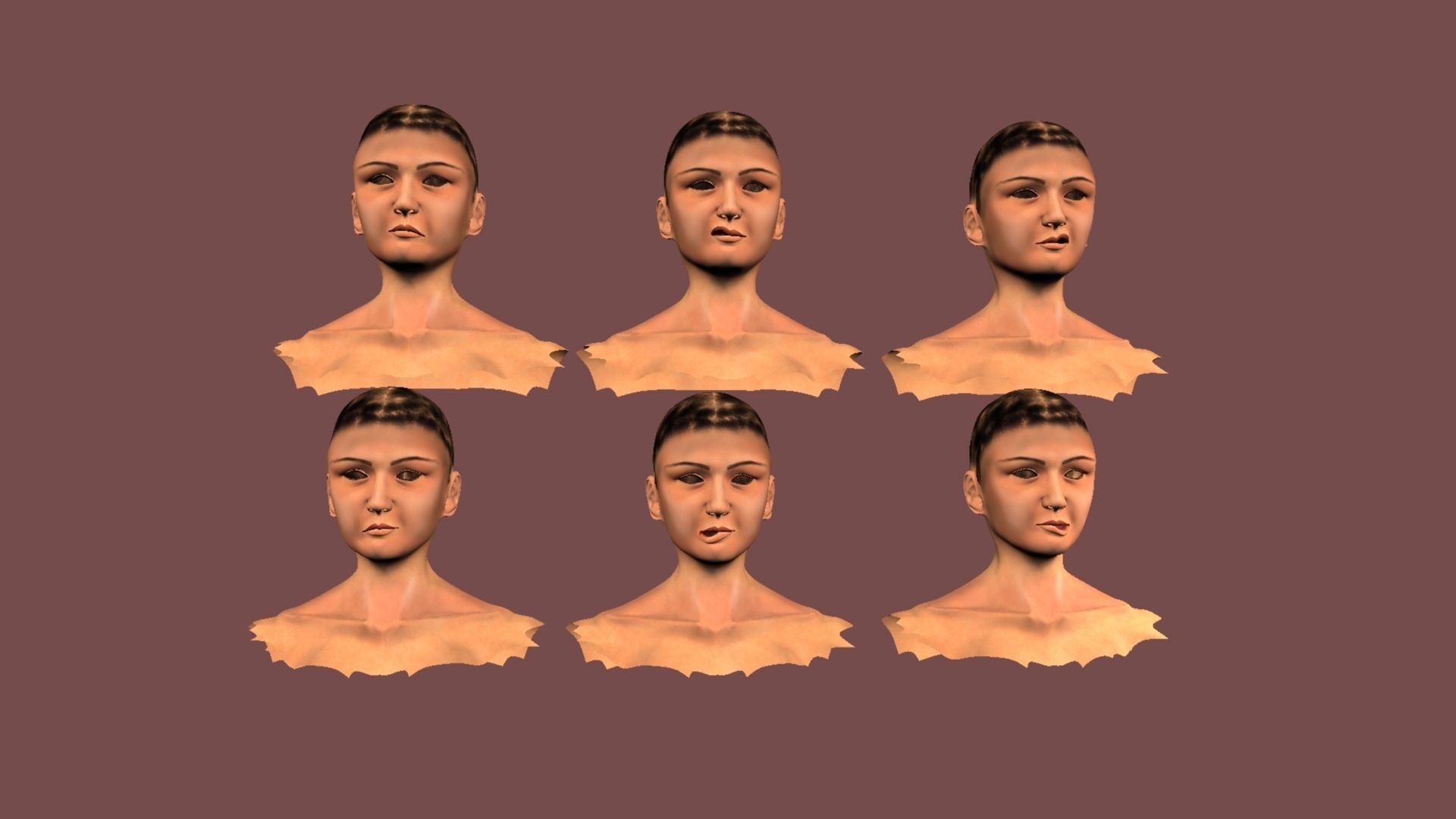 Female Student 3D model_26