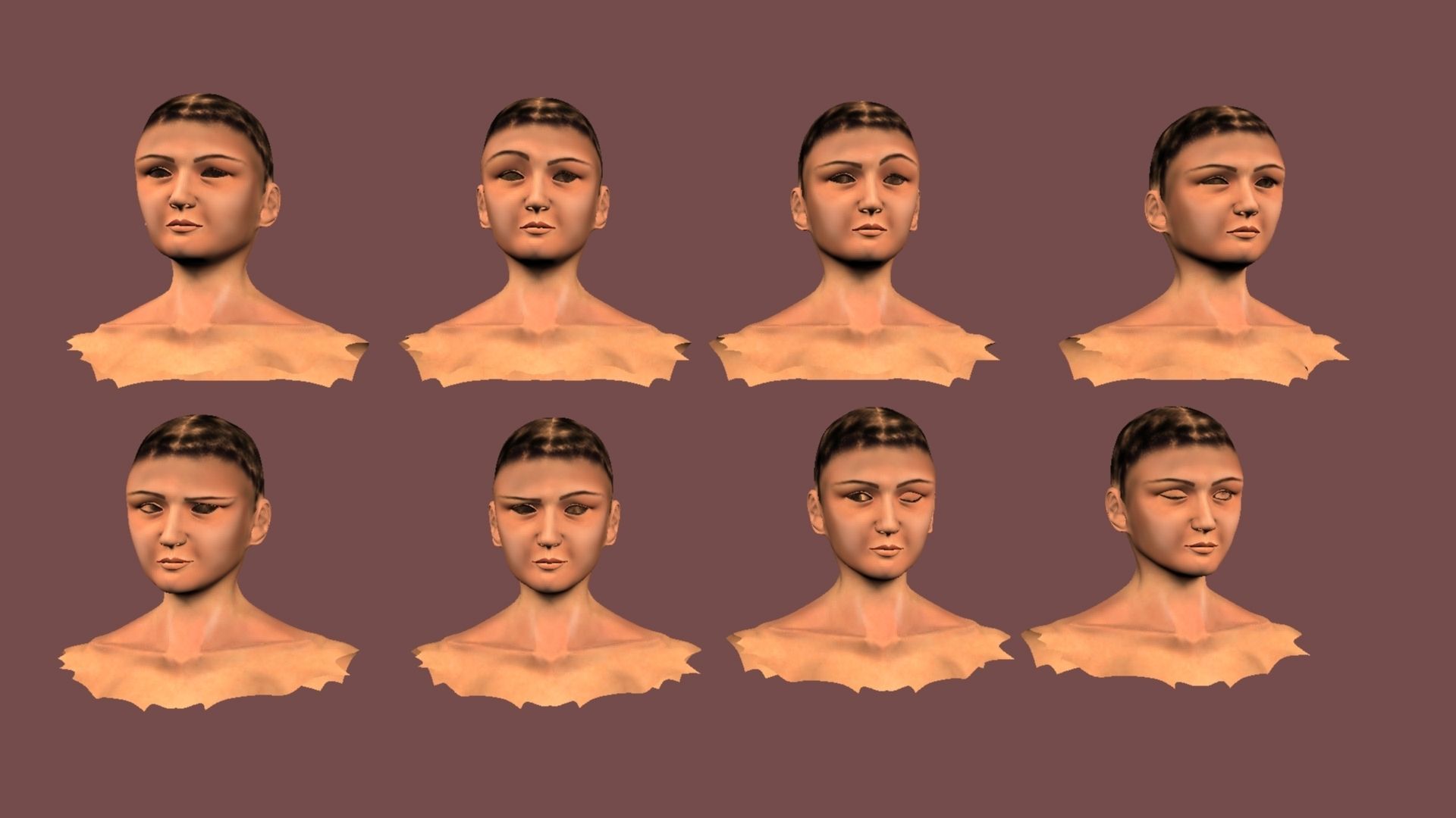 Female Student 3D model_29