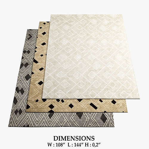 Fayette Rugs 324 3D model