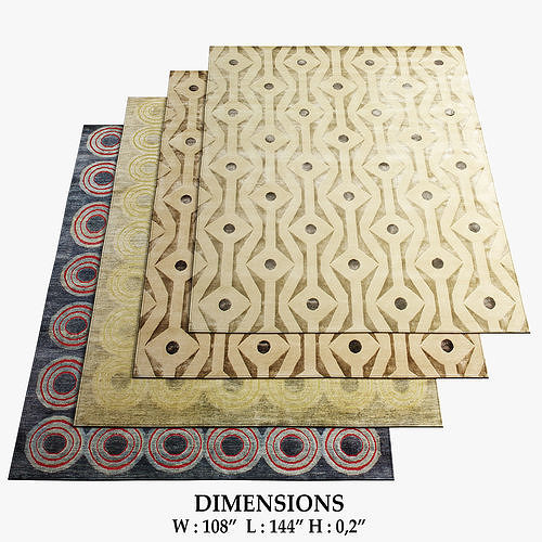 Fayette Rugs 326 3D model