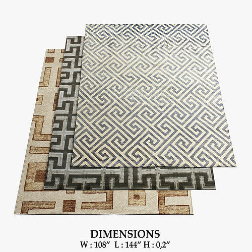 Fayette Rugs 327 3D model