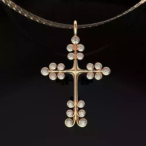 Tree diamond cross - original