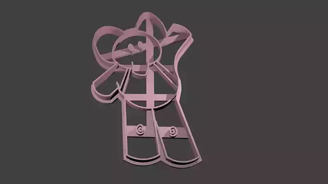 Ely Cookie Cutter 3D print model