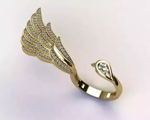 Bird ring 2x ring