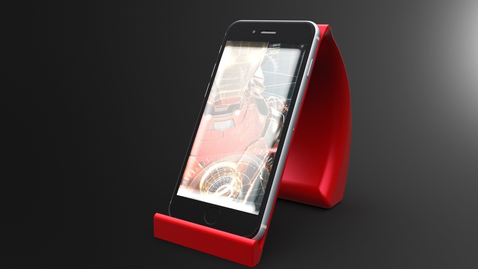 IRONMAN Phone Holder 3D print model_1