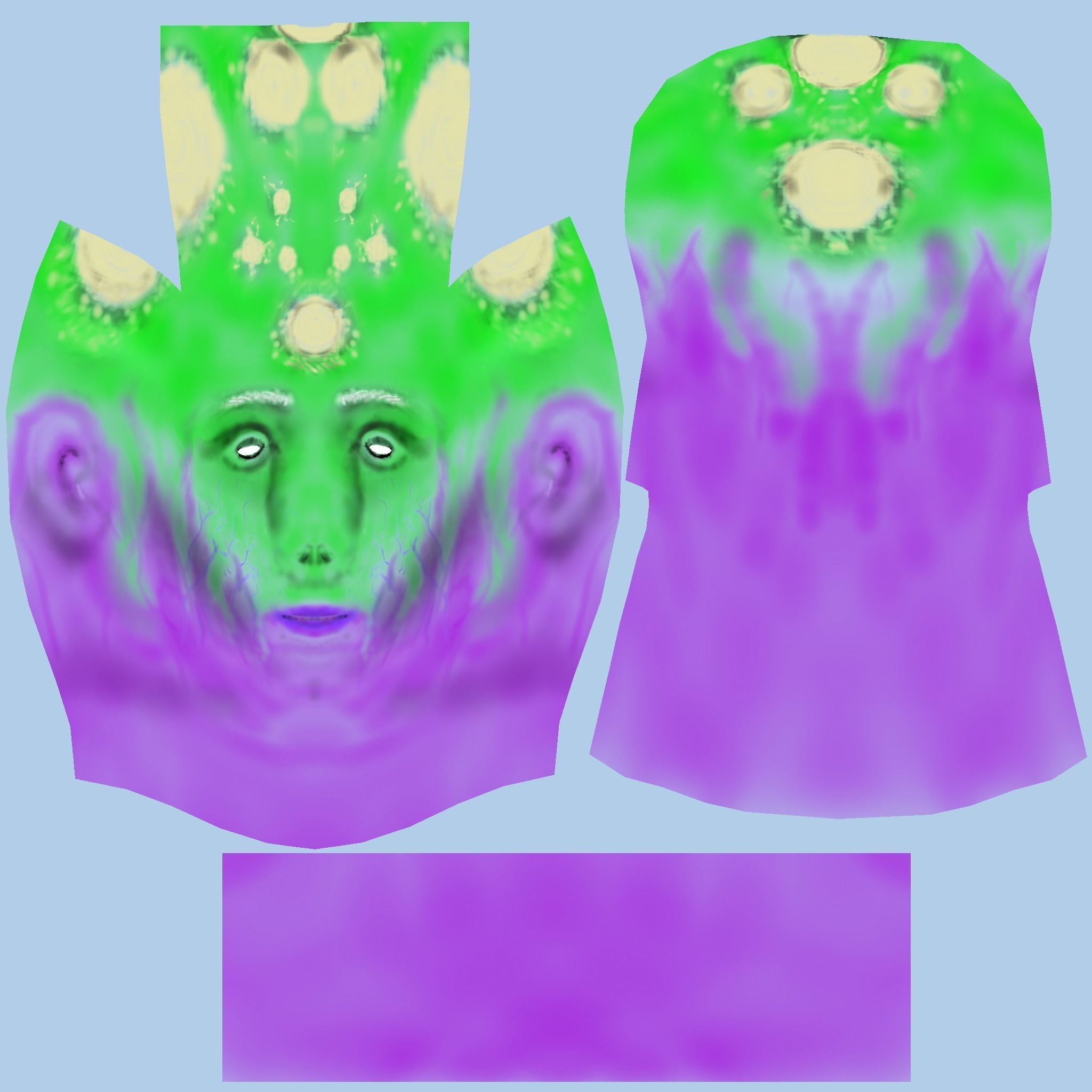 Demon Head - 3D model_4