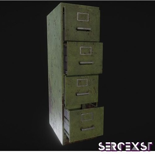Cabinet filing 3D model