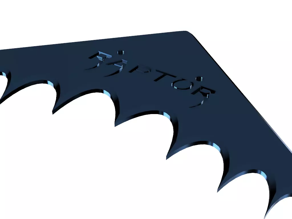 600 Class Raptor 30 or 50 Tail Horizontal Fin 3D print model_0