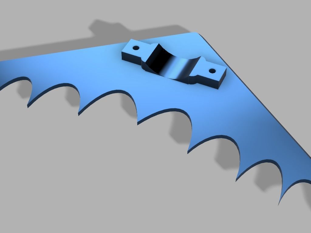 600 Class Raptor 30 or 50 Tail Horizontal Fin 3D print model_2