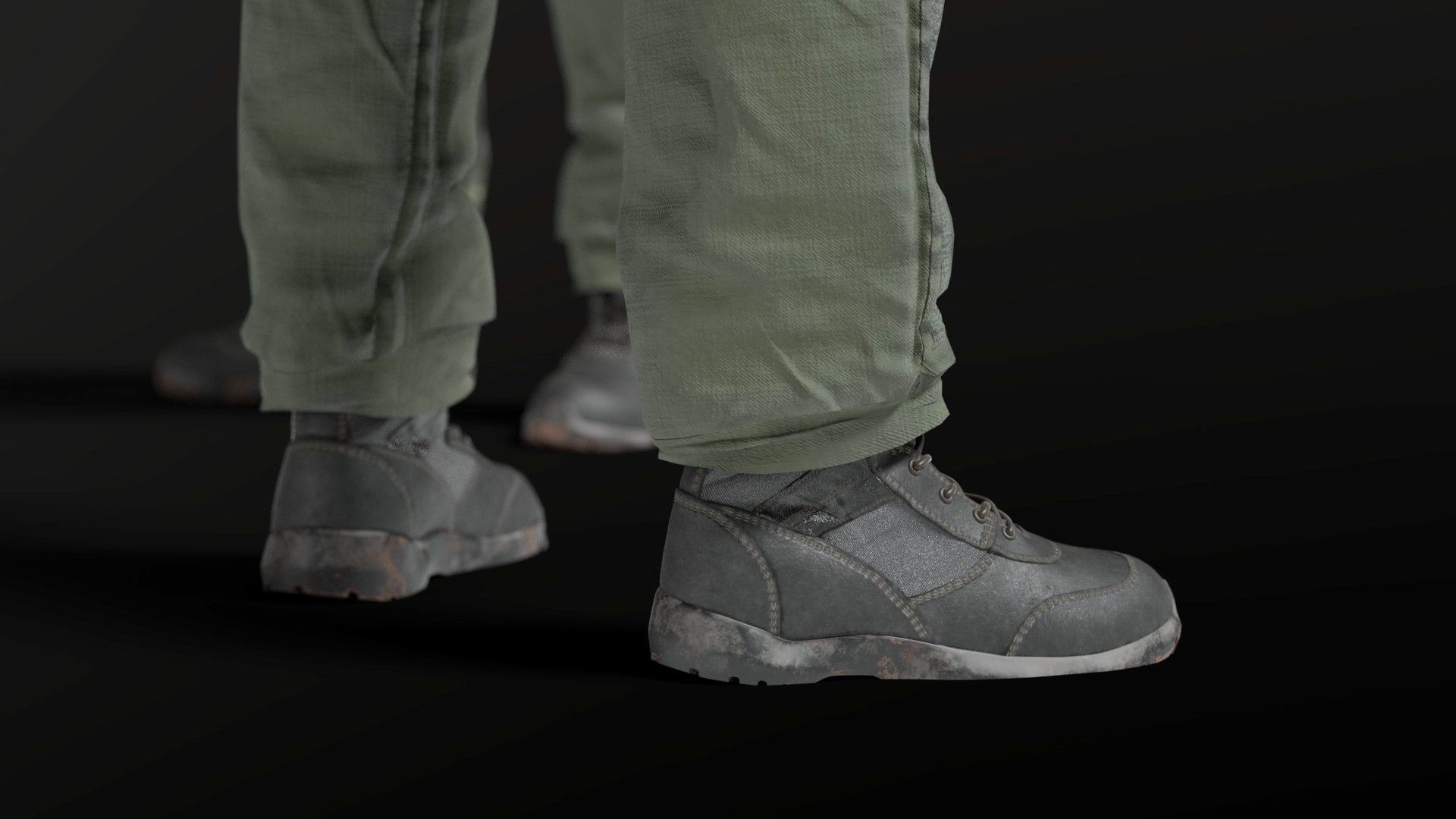 FLIGHT SUIT 90s Pilot 3D model_12