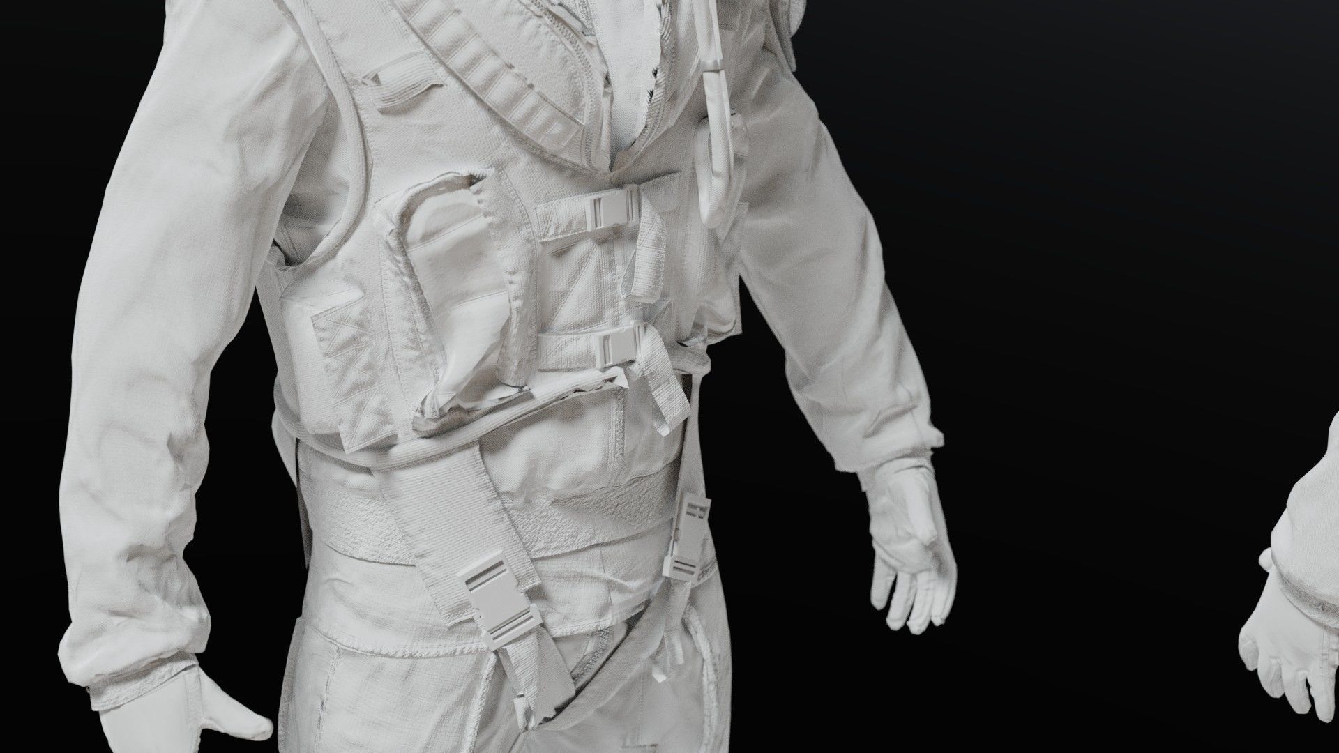 FLIGHT SUIT 90s Pilot 3D model_21
