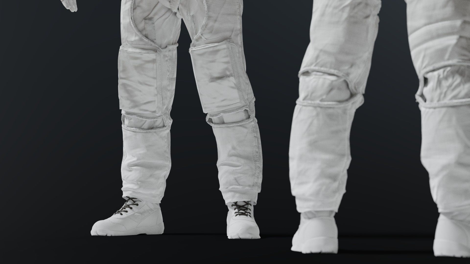 FLIGHT SUIT 90s Pilot 3D model_23