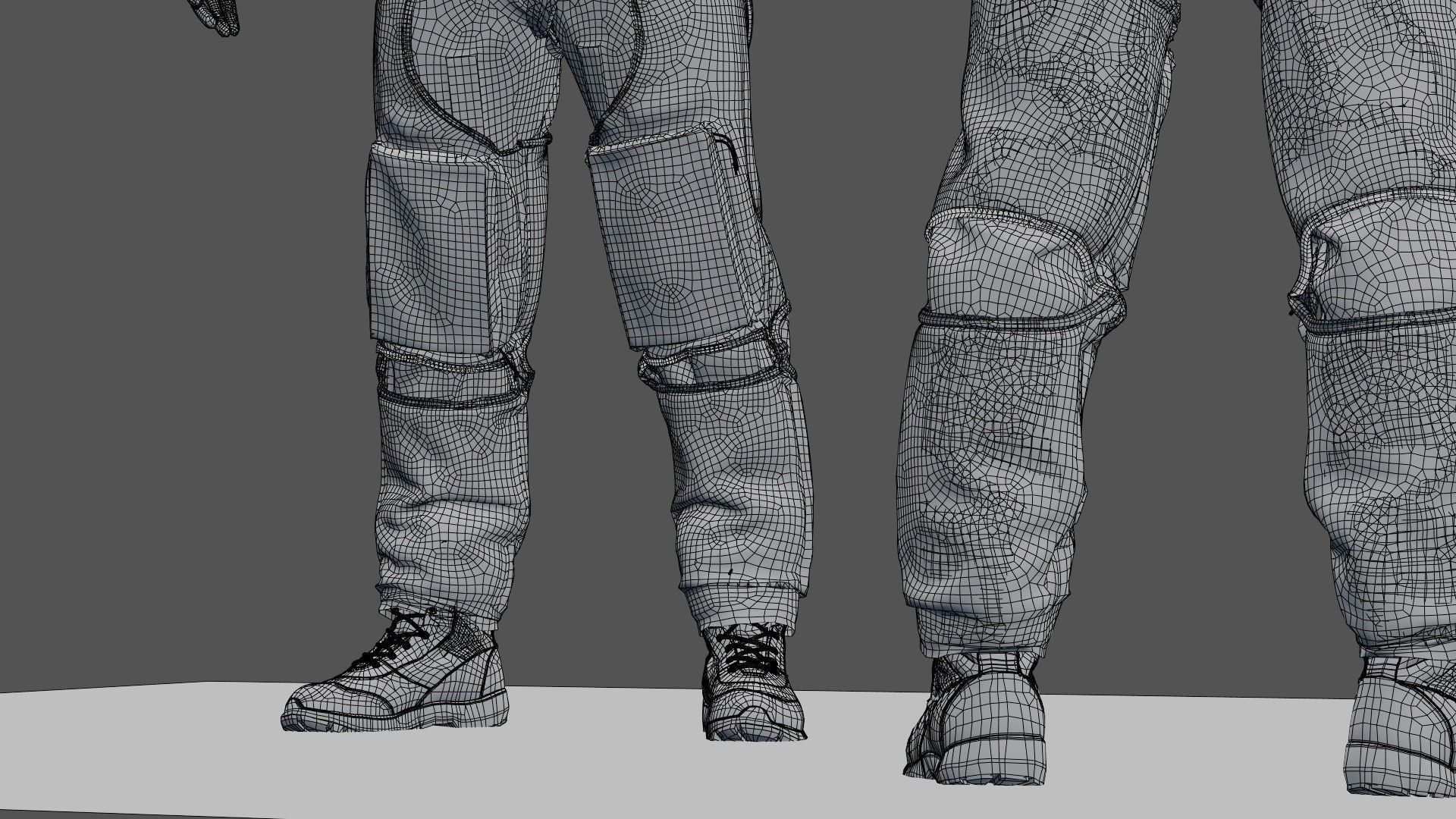 FLIGHT SUIT 90s Pilot 3D model_35