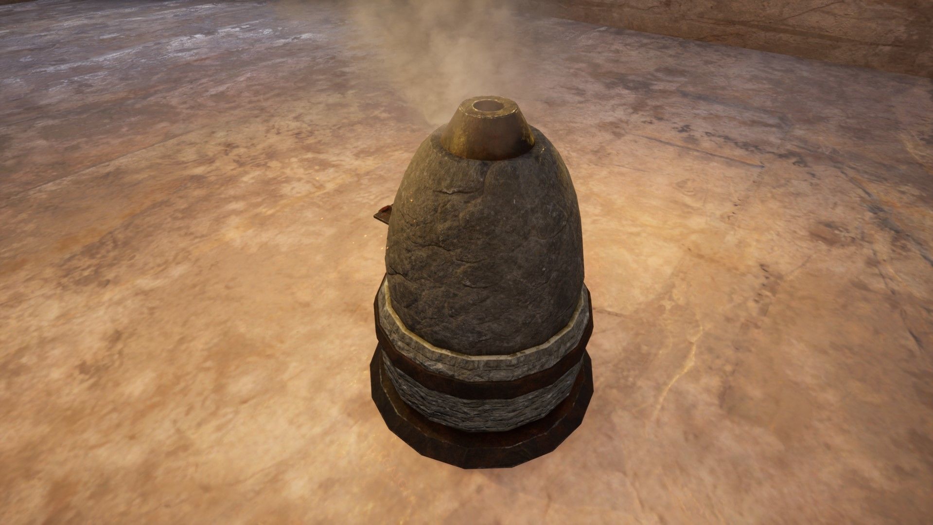 Medieval Furnace Low Poly 3D Model Low-poly 3D model_7
