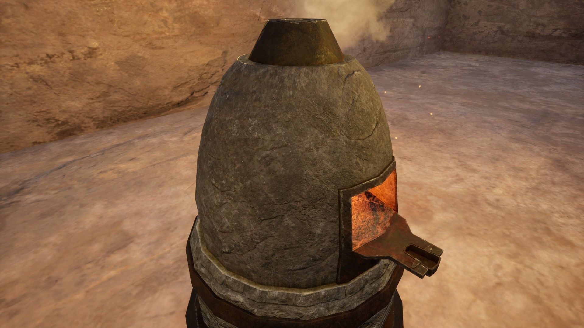 Medieval Furnace Low Poly 3D Model Low-poly 3D model_9