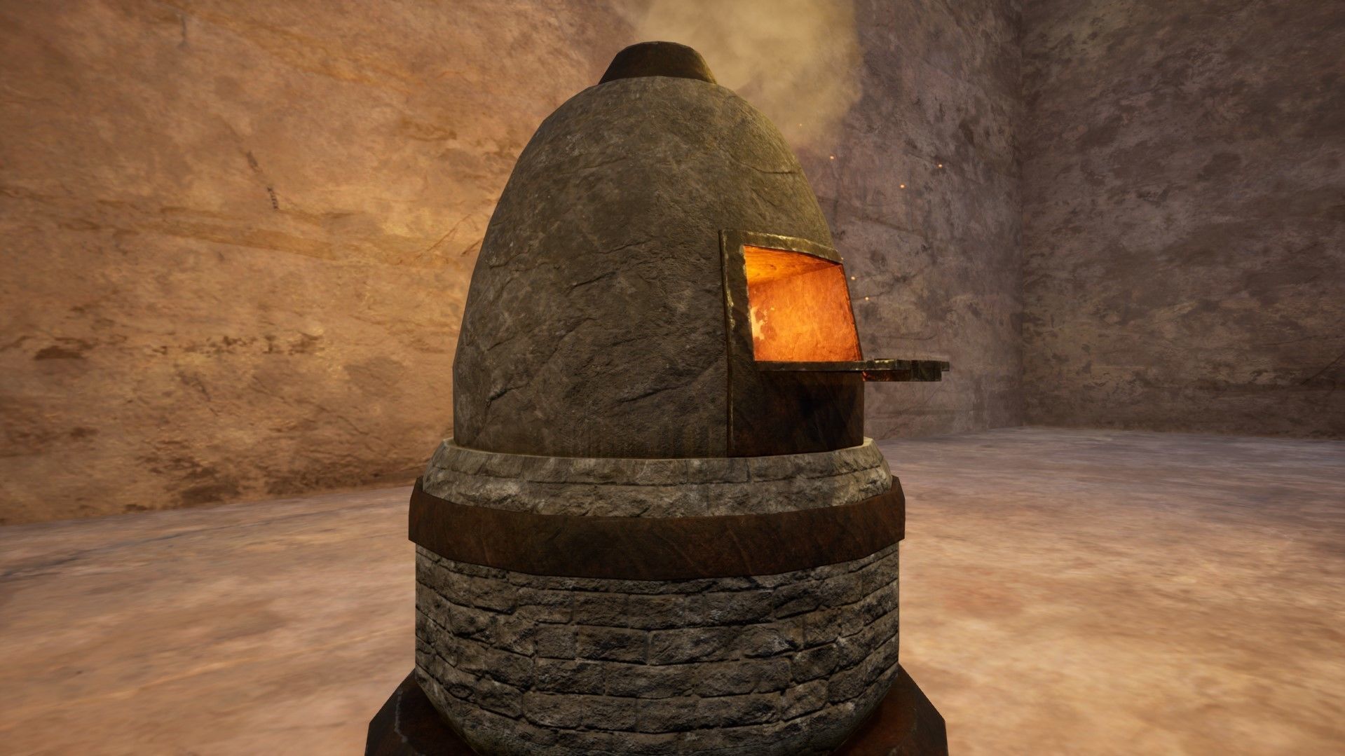 Medieval Furnace Low Poly 3D Model Low-poly 3D model_8