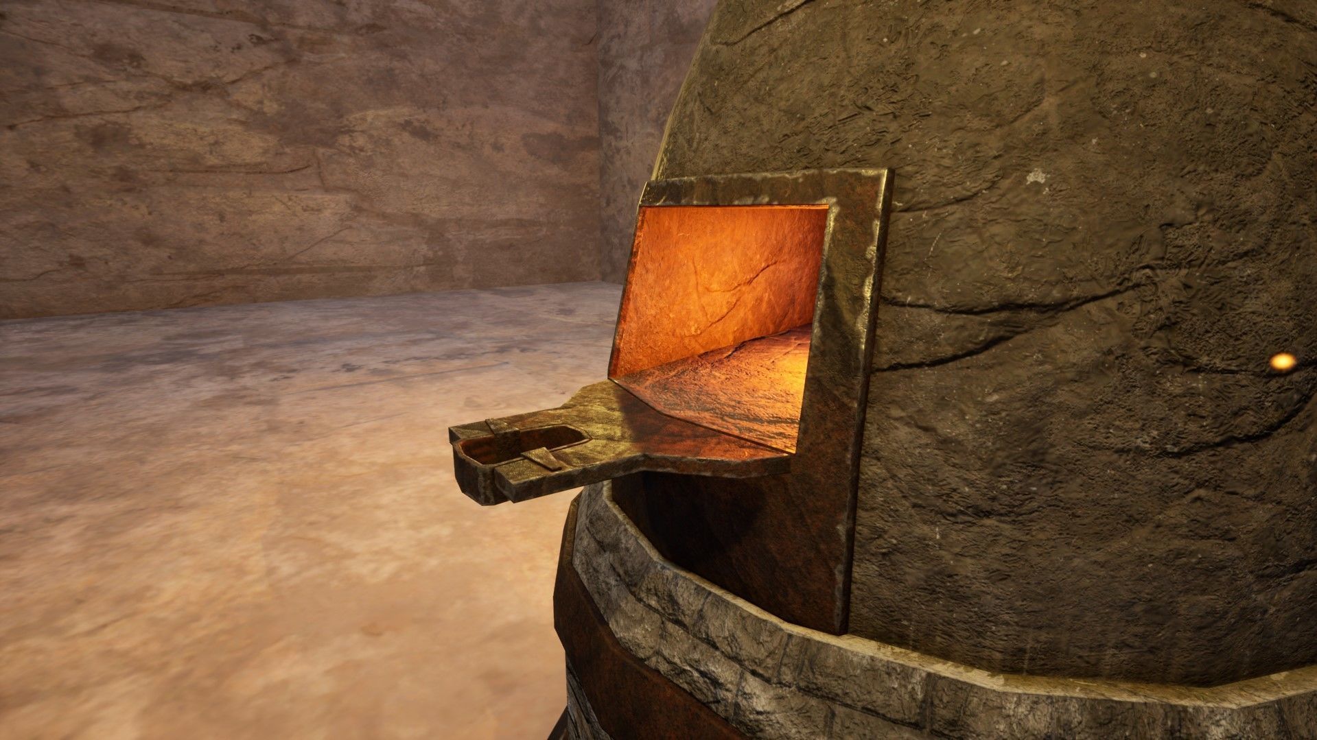 Medieval Furnace Low Poly 3D Model Low-poly 3D model_4