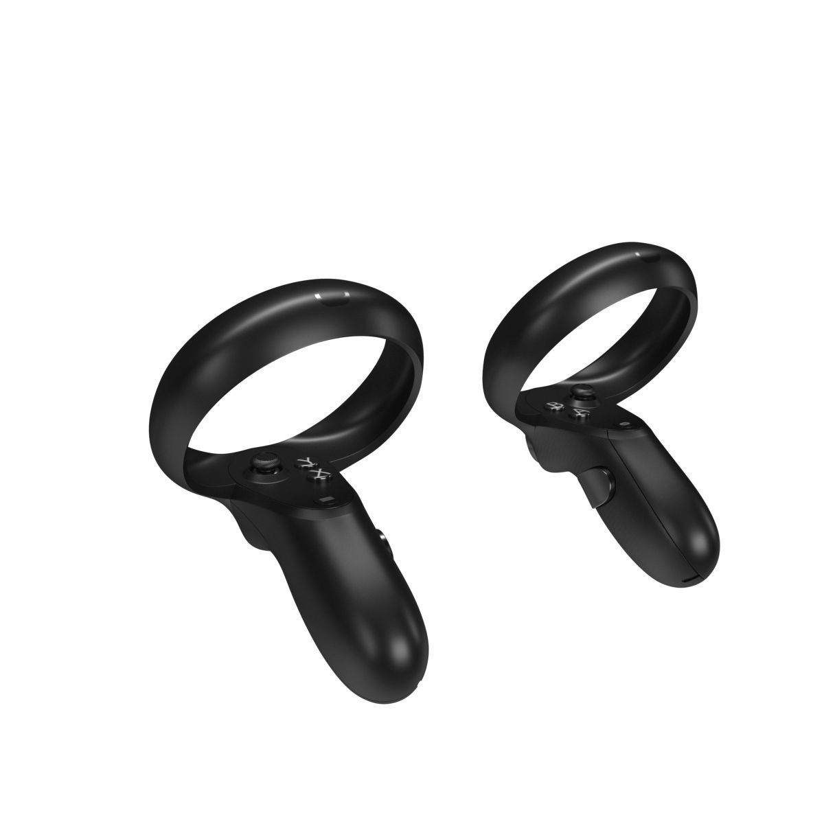 Oculus Quest with Controllers 3D model_17