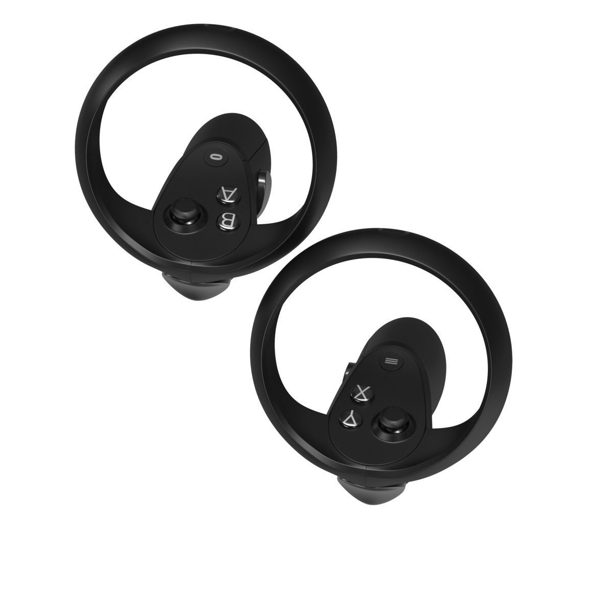 Oculus Quest with Controllers 3D model_14