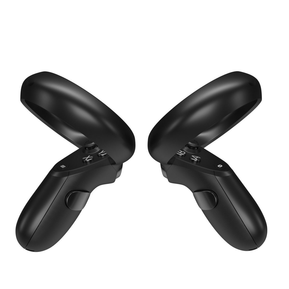 Oculus Quest with Controllers 3D model_10