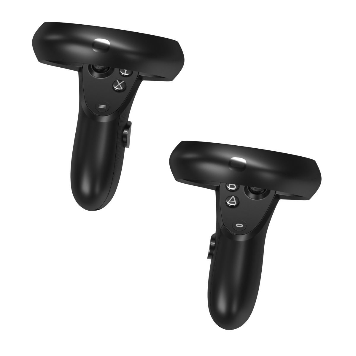 Oculus Quest with Controllers 3D model_15