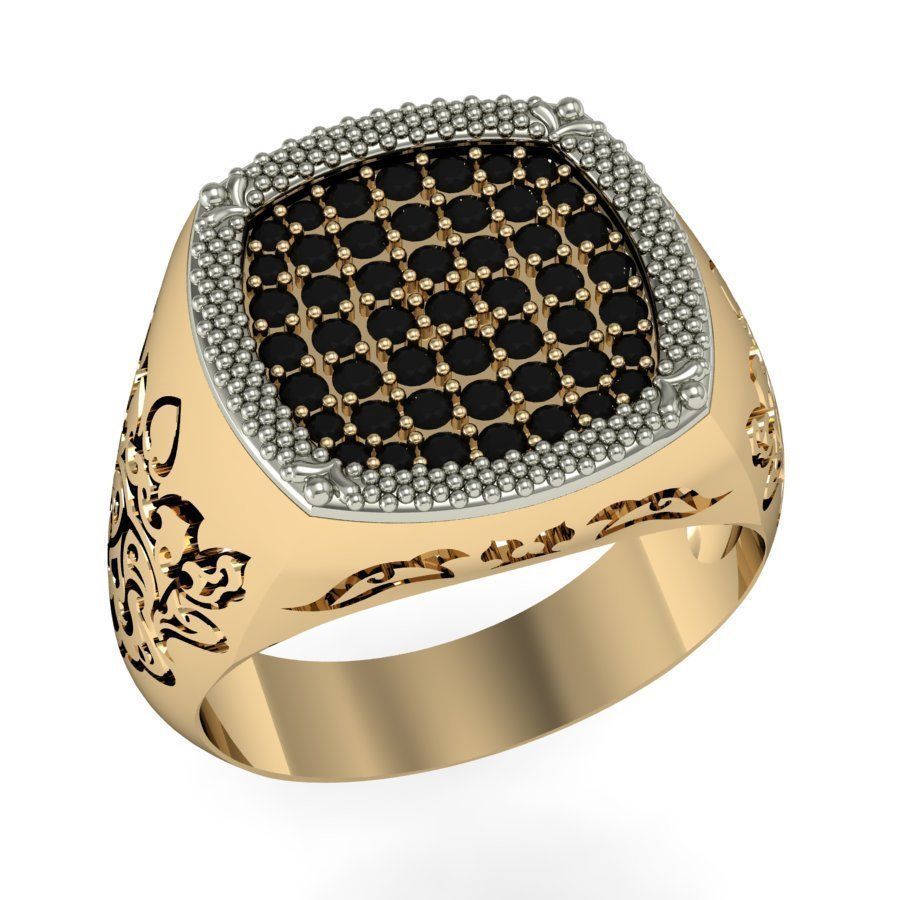 male ring   eastern 3D print model_4