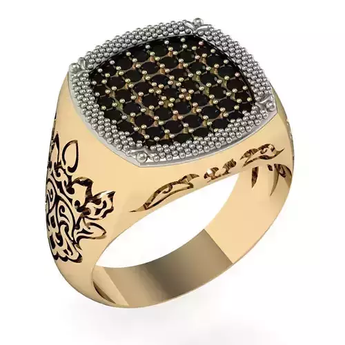 male ring   eastern 3D print model