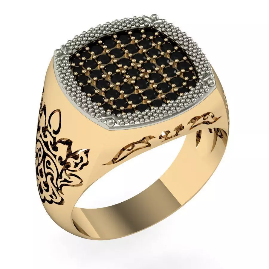 male ring   eastern 3D print model_0