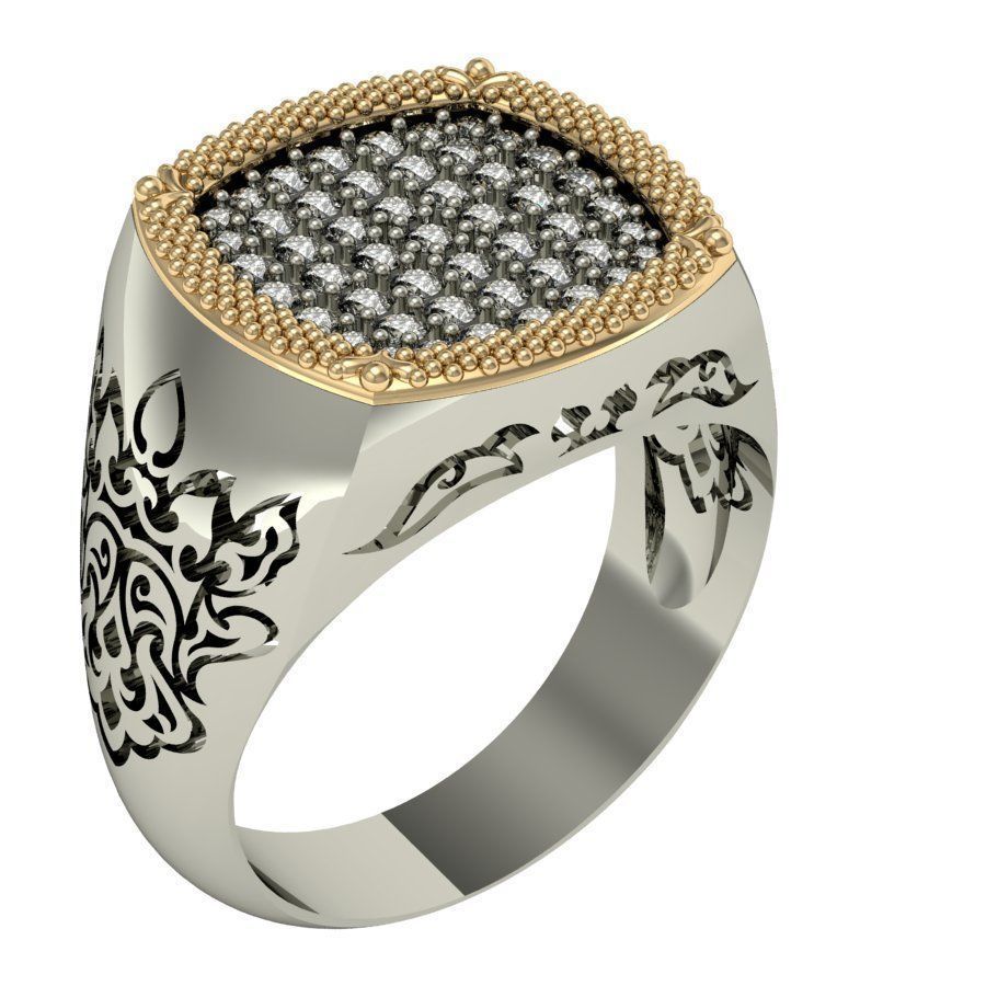 male ring   eastern 3D print model_10