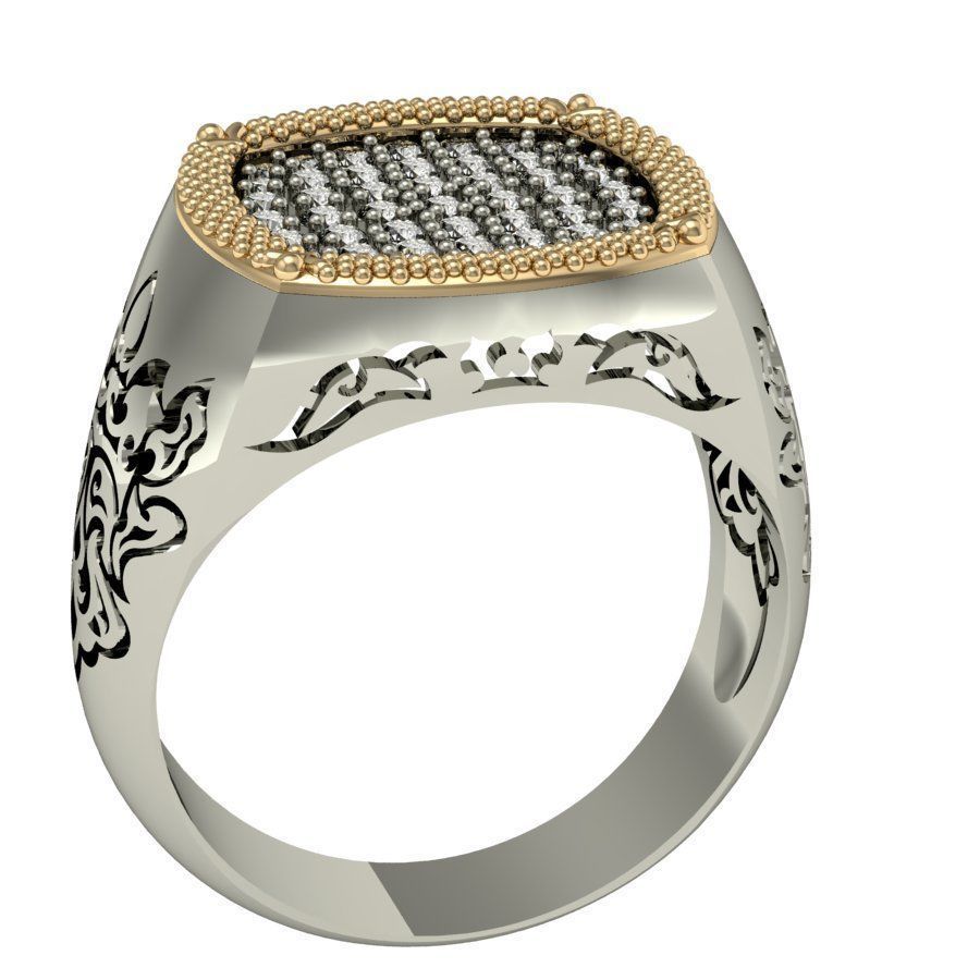 male ring   eastern 3D print model_7