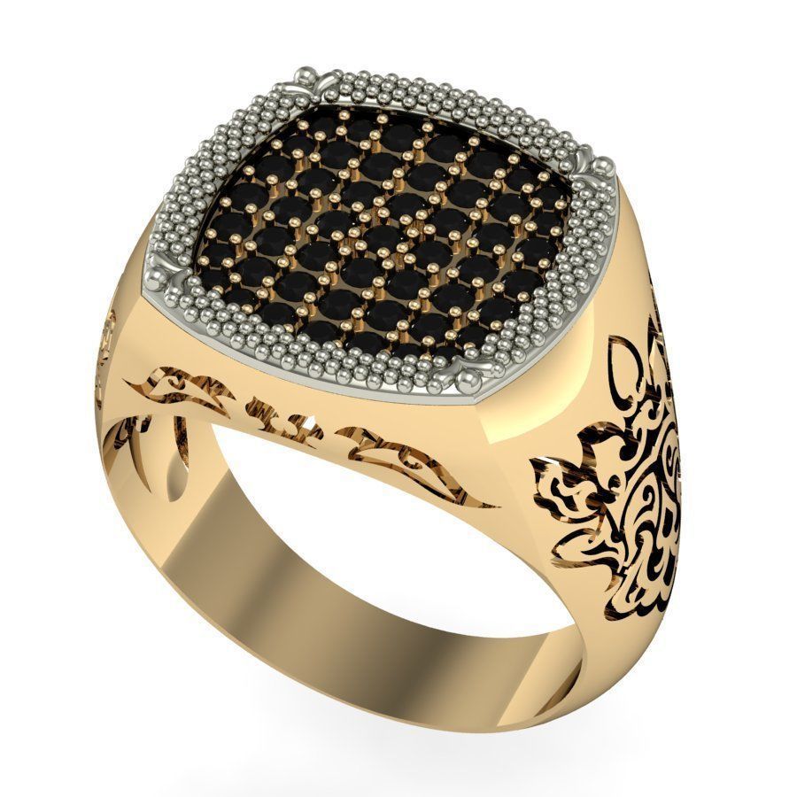 male ring   eastern 3D print model_8