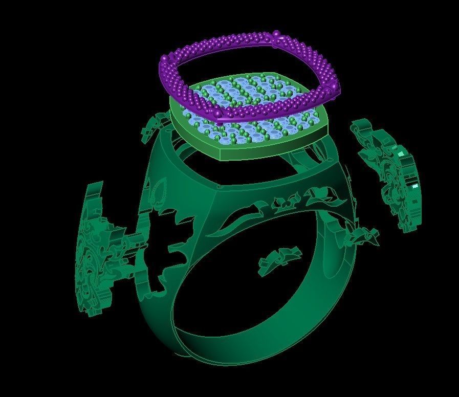 male ring   eastern 3D print model_3