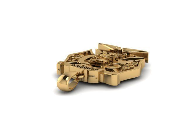 Bomberos Pendant 3D print model_2