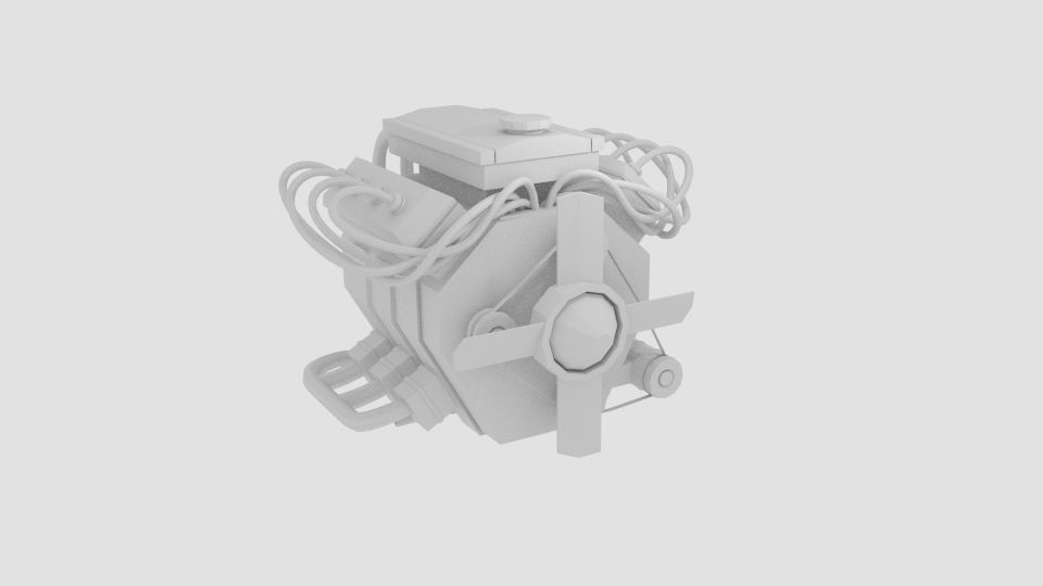  Engine Flext  3D model_4