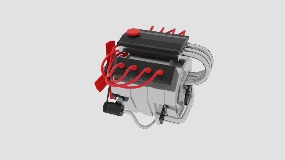  Engine Flext  3D model_3
