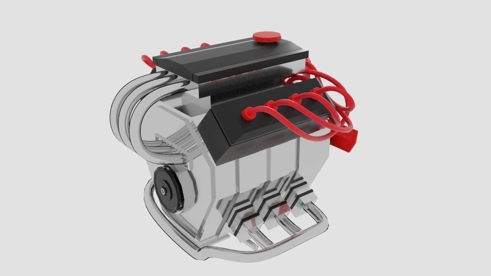  Engine Flext  3D model_1